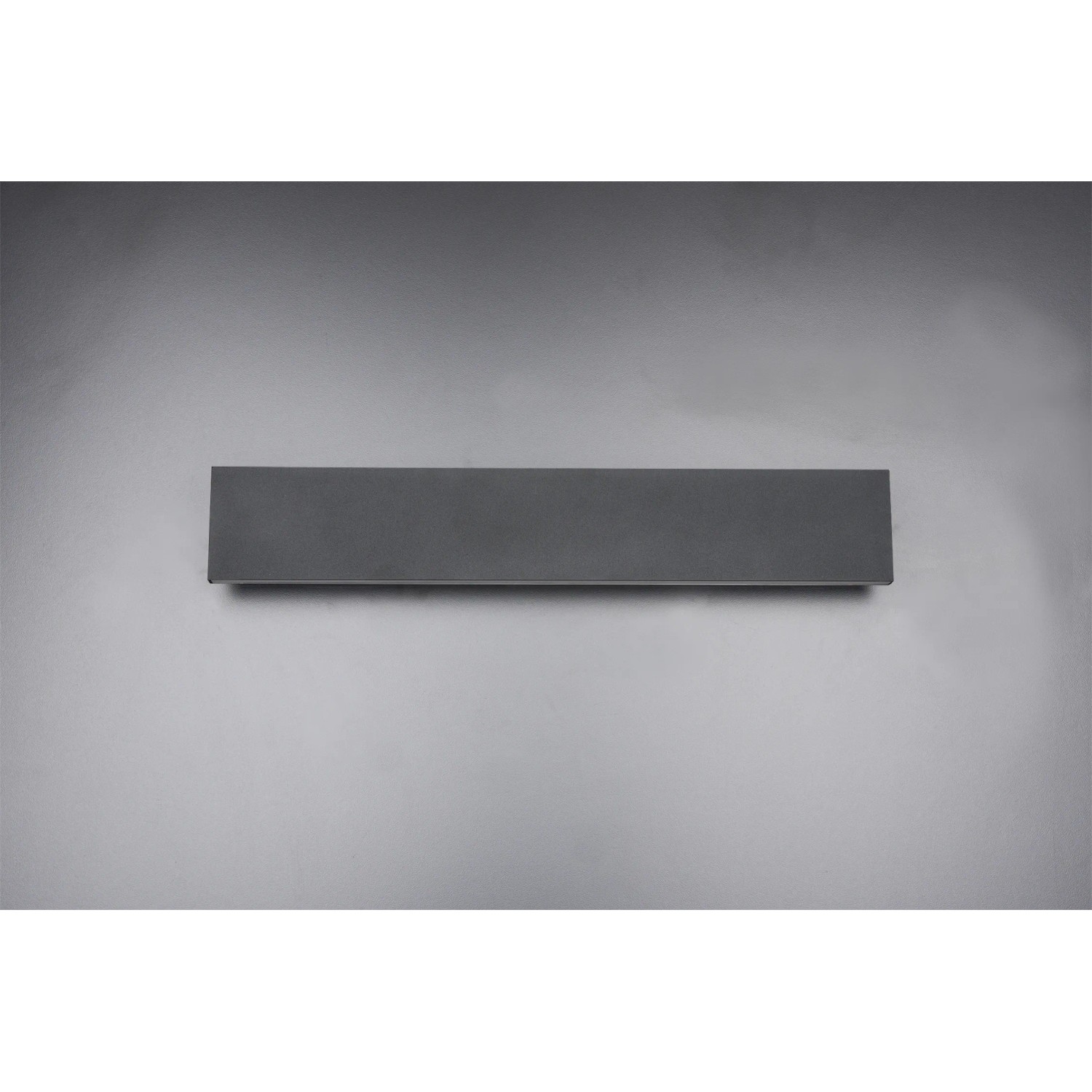 Moderne LED-Wandlampe Concha in Anthrazit, 80x47cm, für stimmungsvolle Beleuchtung.