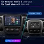 Junsun Autoradio für Renault Trafic 3 / Opel Vivaro B. Vorher-Nachher-Vergleich: Altes Radio vs. neues Touchscreen.