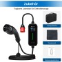 Junsun 11kW EV Ladestation mit Typ 2 Stecker, CEE Stecker und Zubehör.