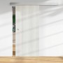Holzschiebetür in Pinie White Dekor, 2060x940 mm, Teil einer einflügeligen Schiebetüranlage.