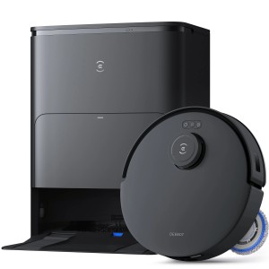 ECOVACS DEEBOT T30S PRO GEN2 Saugroboter mit Reinigungsstation in Anthrazit.