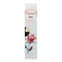 Sodasan Raumduft Rose 200 ml in weißer Verpackung mit Rosenmotiv. Glasflacon und Buchenholz-Sticks für Duftverteilung.