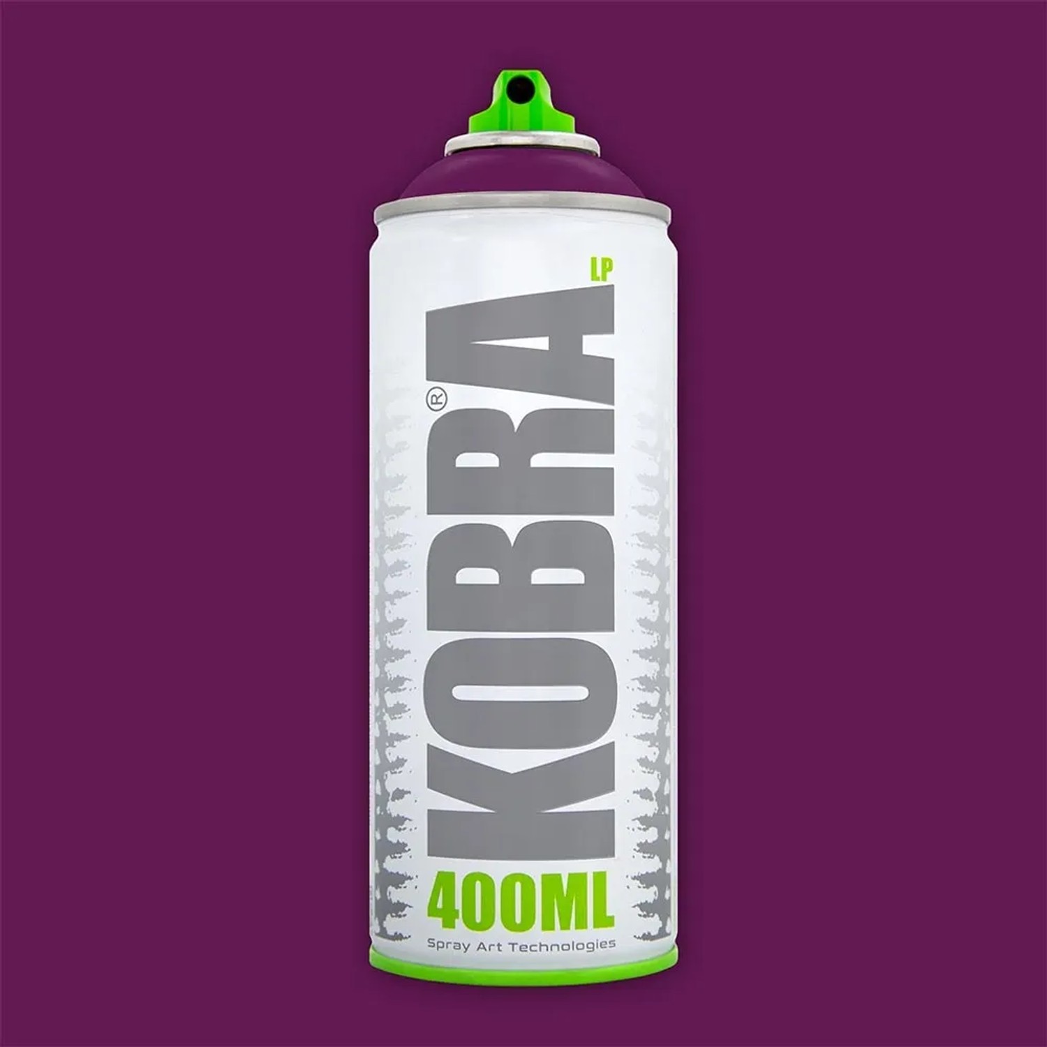 Kobra LP Buntlack Spray 400ml in Vampir Violett Matt. Sprühdose für DIY-Projekte.