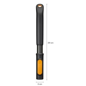 Fiskars Fugenkratzer mit Handgriff, OneClick System, orange-schwarz, Größe S.