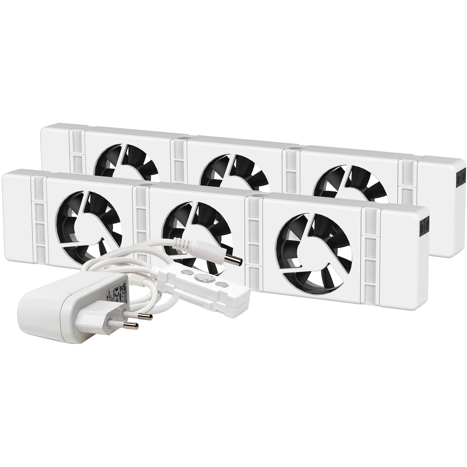 SpeedComfort Heizkörperventilator für Heizkörper von 75-120 cm Duo-Set