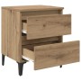 vidaXL Nachttisch Artisan-Eiche 40 x 35 x 50 cm Holzwerkstoff 871920_5