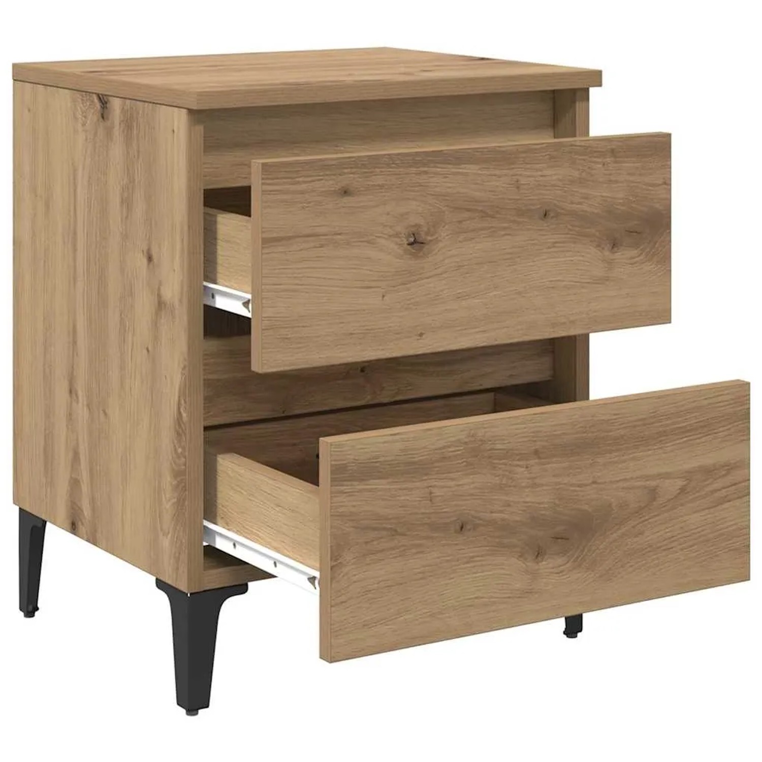 vidaXL Nachttisch Artisan-Eiche 40 x 35 x 50 cm Holzwerkstoff 871920_5