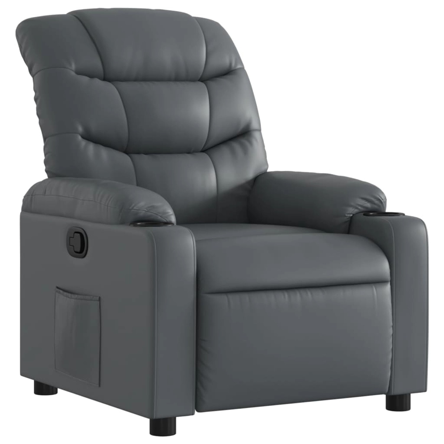 vidaXL Relaxsessel Grau Kunstleder 374136 günstig online kaufen