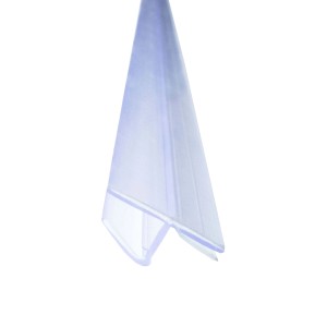 Transparente Bagnoxx Duschdichtung 180° für 6mm Glas, Detailansicht.