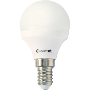 Lightme LED-Leuchtmittel E14, Tropfenform, 5W, warmweißes Licht für Wohnräume.