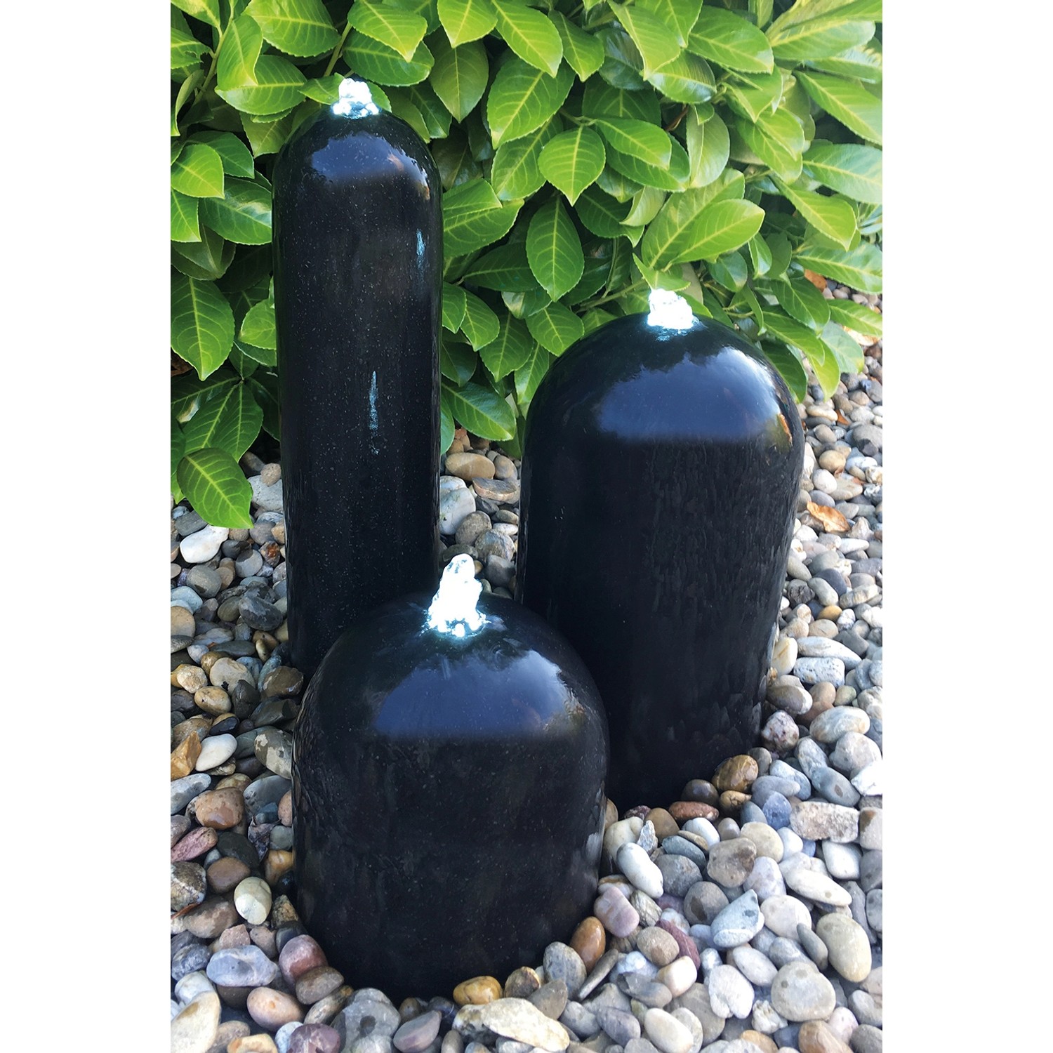 Silex Quellstein Terrazzo 3erSet Ø 66 cm Höhe 85 cm Inkl. Zubehör