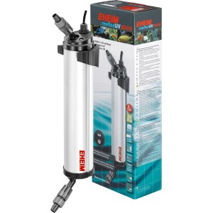 Eheim UVC-Klärer ReeflexUV 2000 mit Verpackung, zur Reduzierung von Keimen und Trübungen im Aquarium.