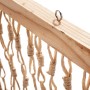 Detailansicht: Kobolo Türvorhang CIRCLES, Papiervorhang mit Holzleiste und 36 Strängen.