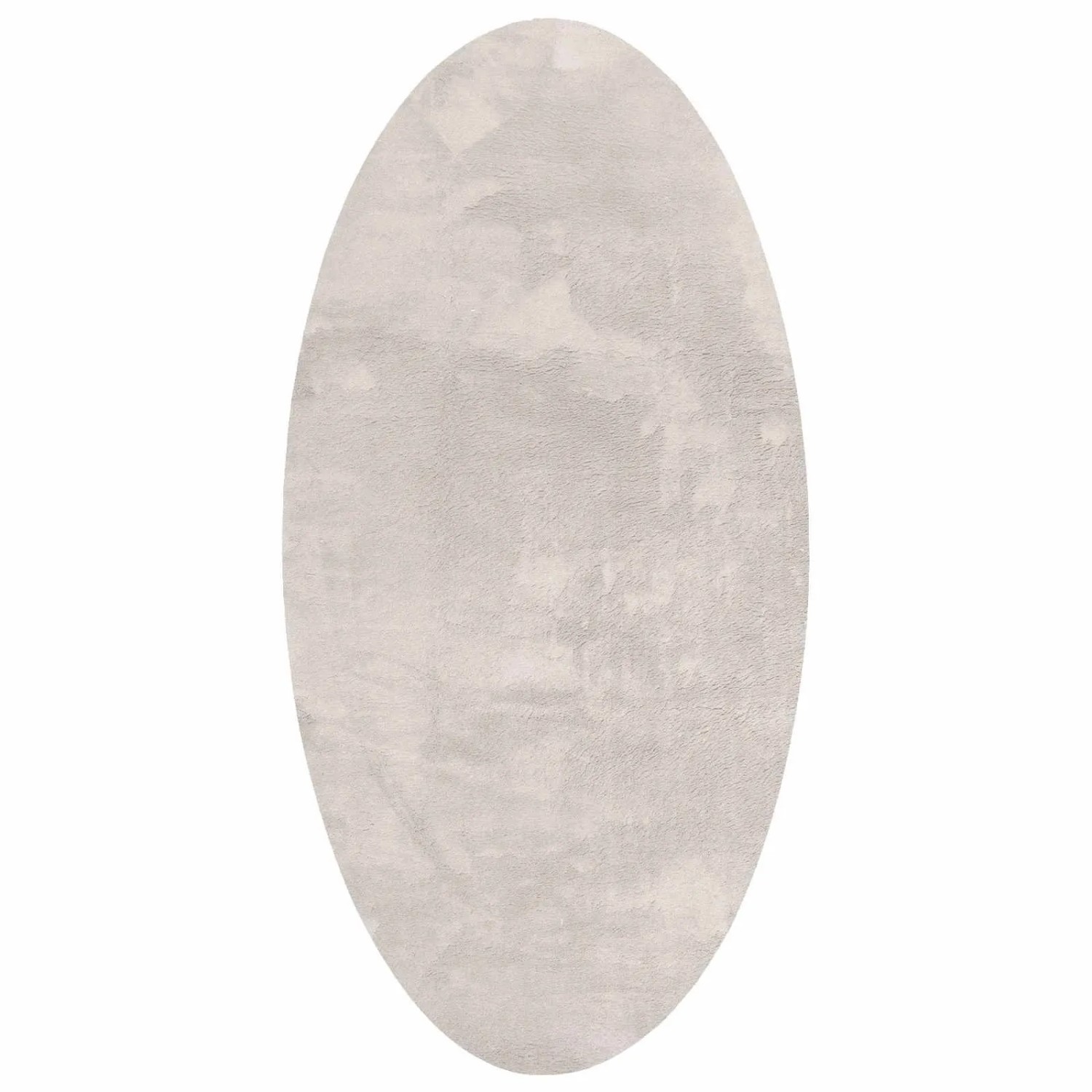 vidaXL Bereichsteppiche Oval HUARTE Sand 80 x 150 cm Polyester 4103628