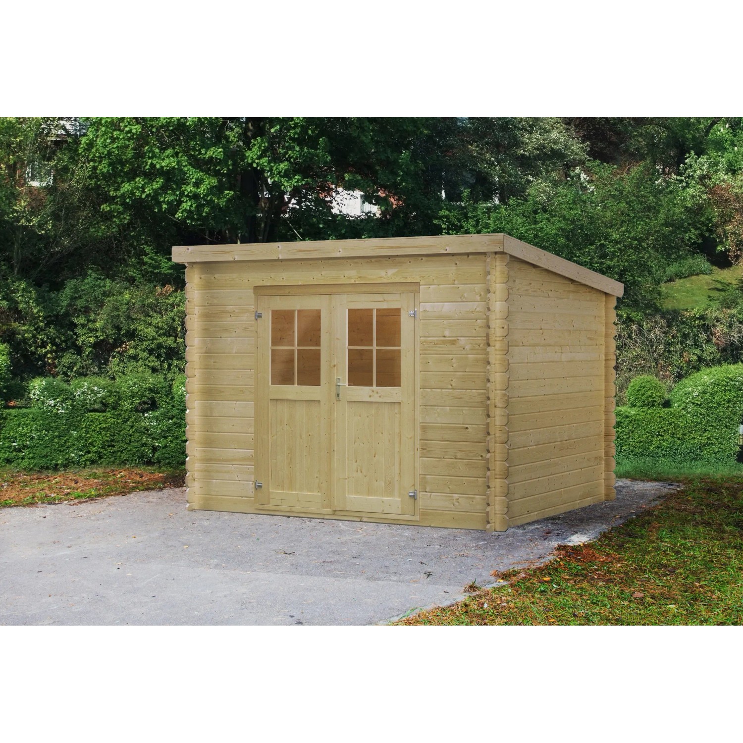 Holz-Gartenhaus Werra 2 292 cm x 226 cm