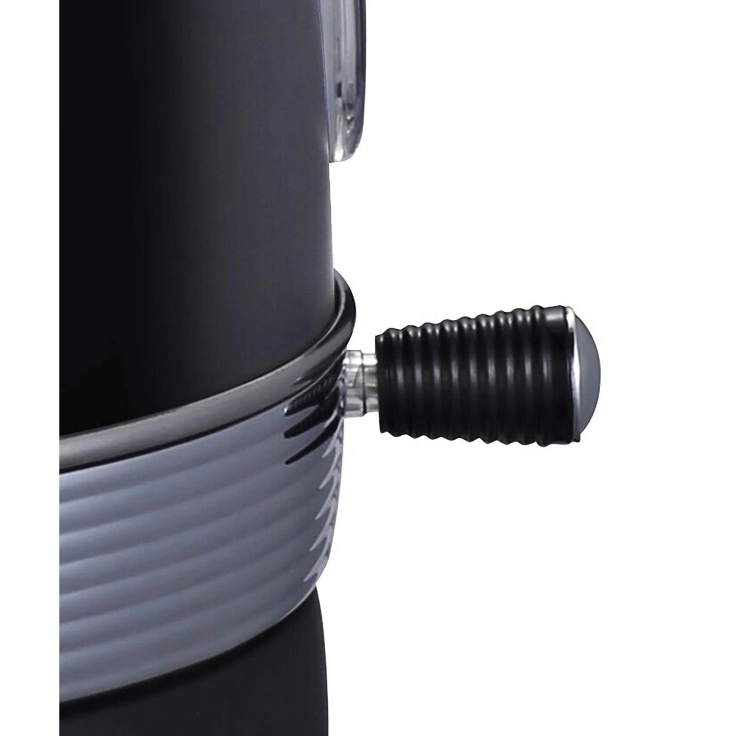 Insido Wasserkocher Retro aus Edelstahl in Schwarz_4