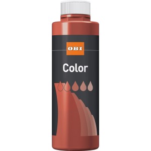 OBI Color Voll- und Abtönfarbe Bordeauxrot, 500ml Flasche.