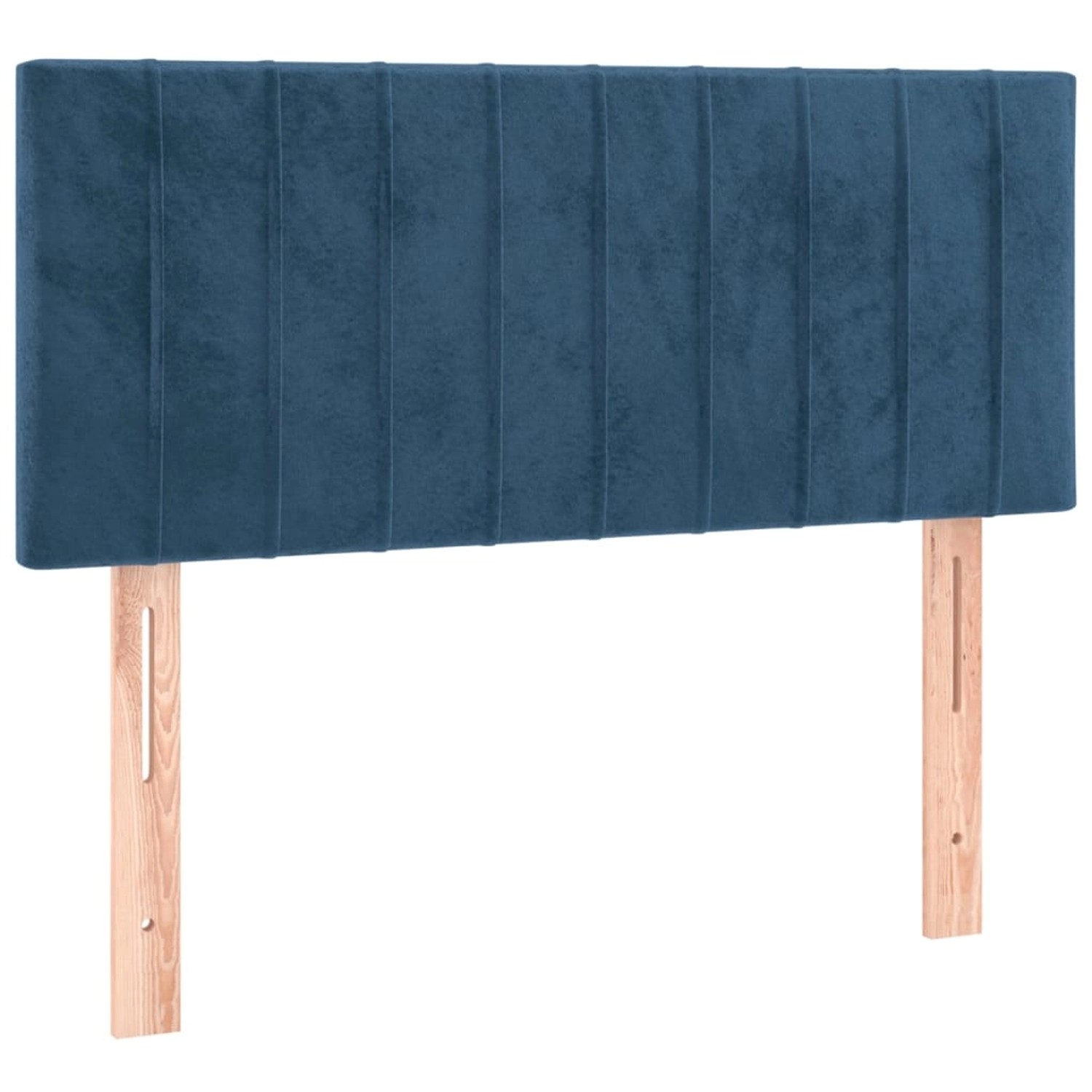 vidaXL LED Kopfteil Dunkelblau 100x5x78/88 cm Samt 3121896