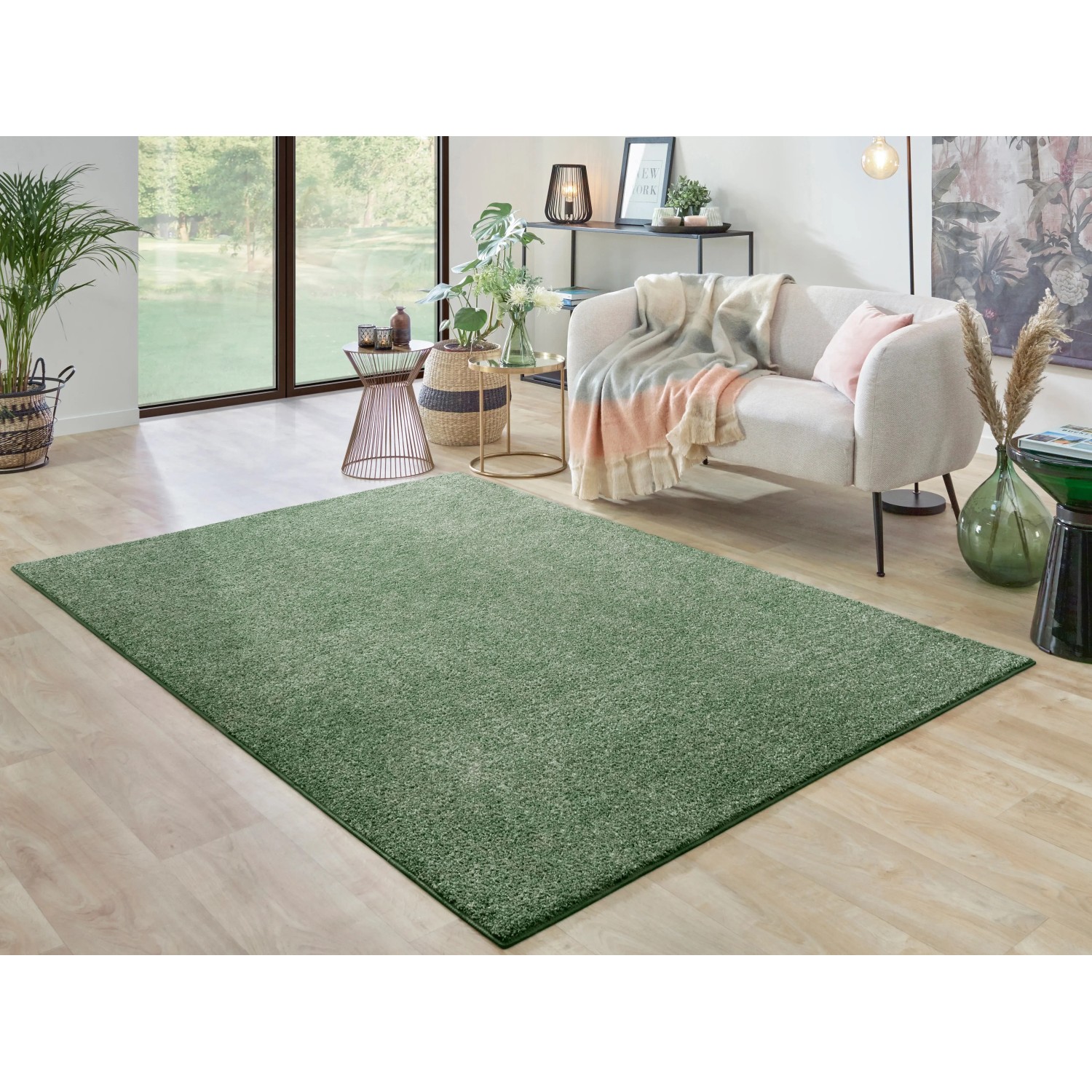 Associated Weavers Wohnzimmer Teppich Vital Grün 160 x 230 cm kaufen bei OBI