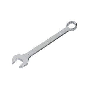 LUX Gabelringschlüssel 27 mm Comfort, verchromter Schraubenschlüssel für Werkstatt und Heimwerker.