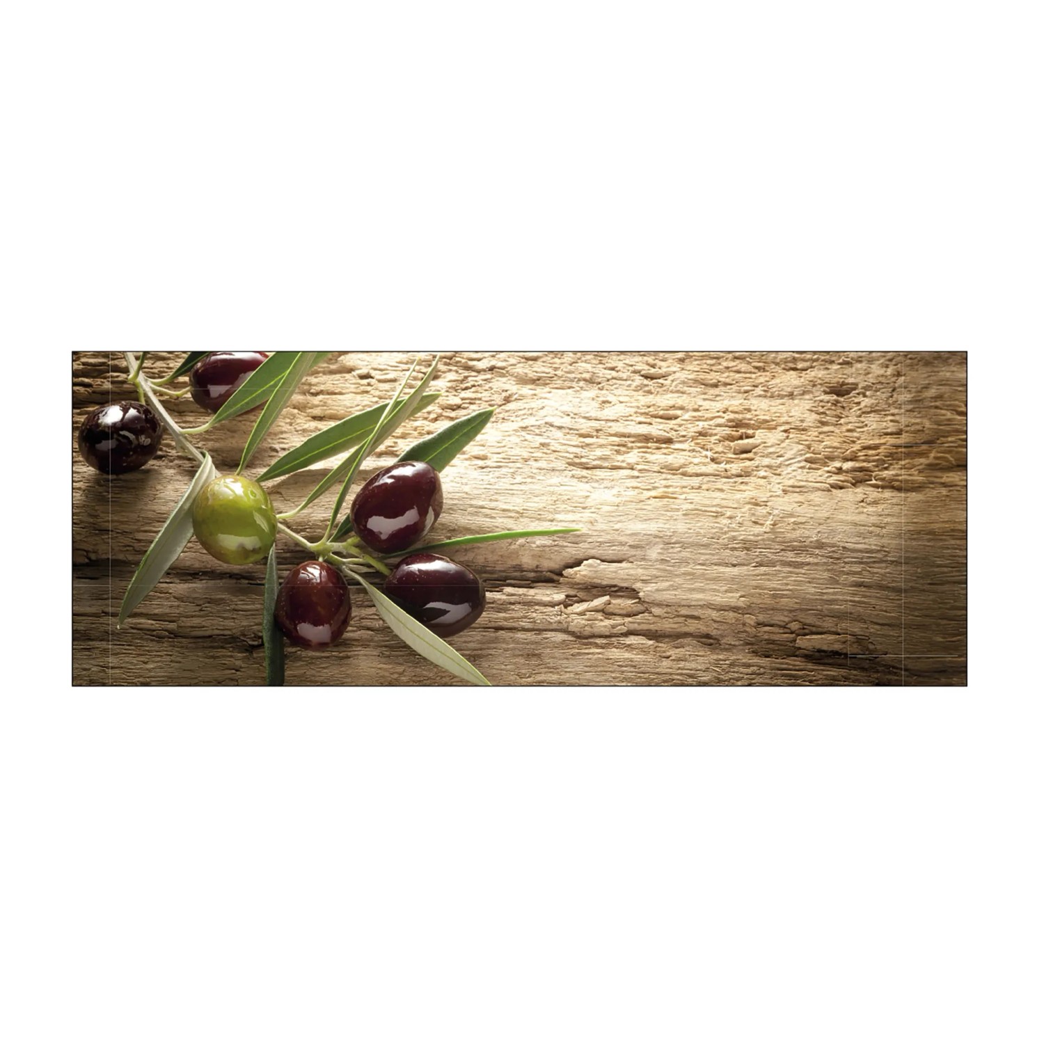MySpotti Küchenrückwand Profix Cucina Mediterran 160 x 60 cm Braun-Grün