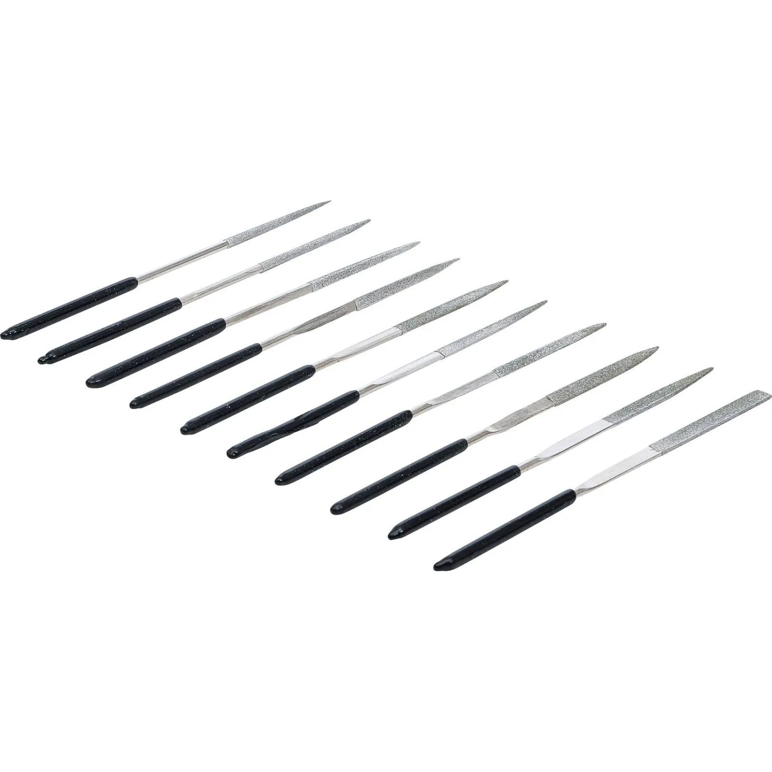 BGS Diamantfeilen Satz Gerade 140 X 3 Mm 10Tlg  1920