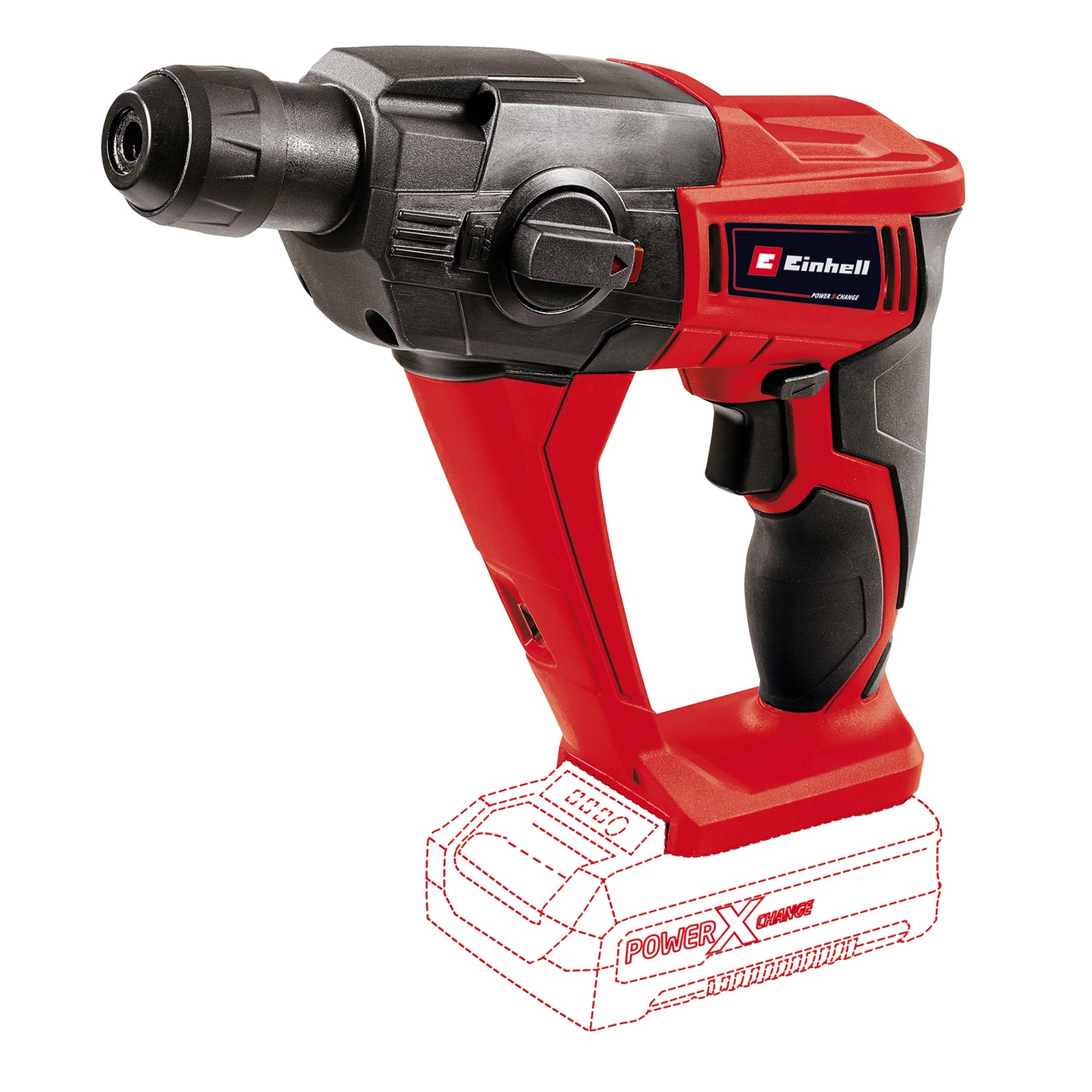 Einhell Power X-Change Akku-Bohrhammer TE-HD 18 Li-Solo