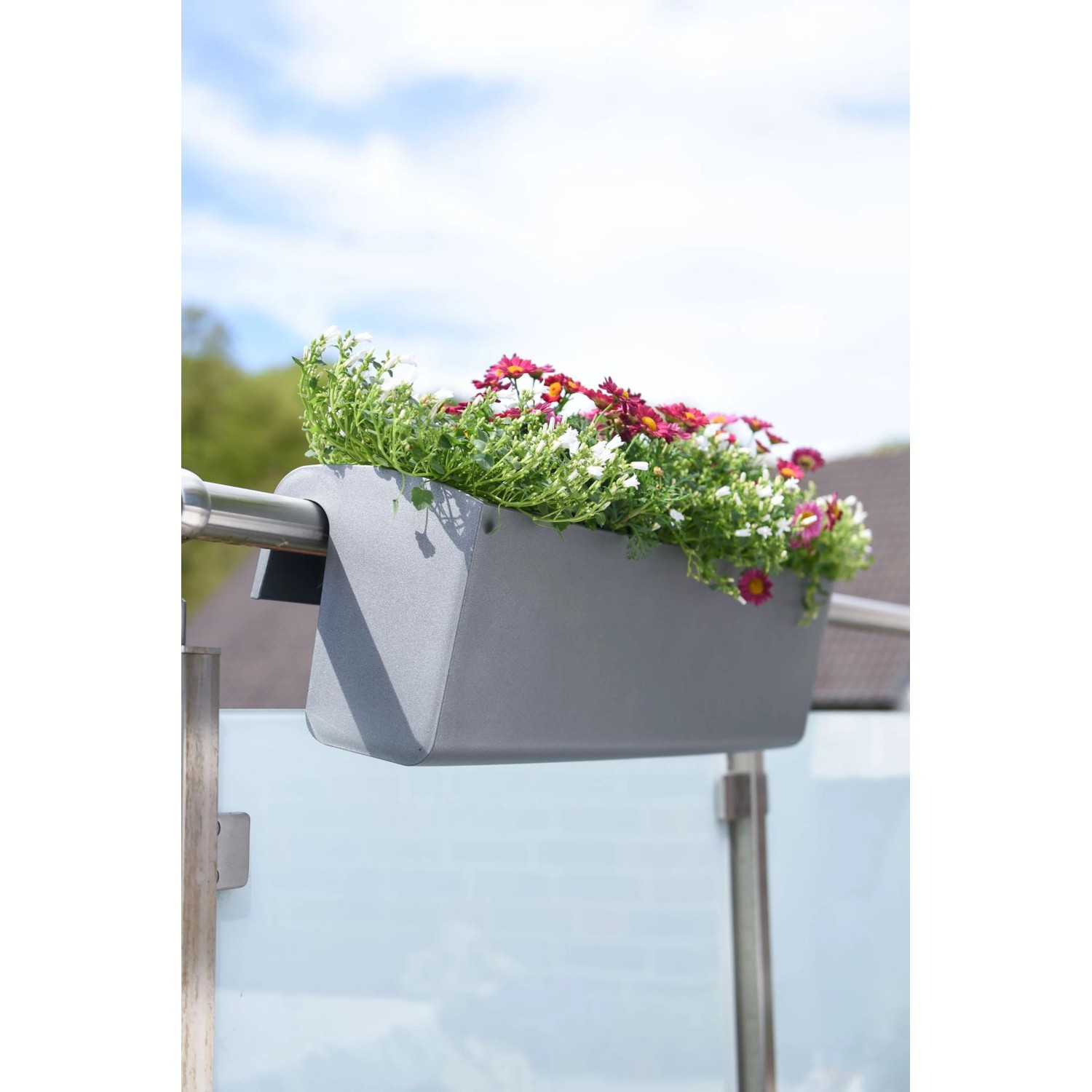 Vivanno Balkonkasten Balkona Classico mit Bewässerungssystem 80 cm