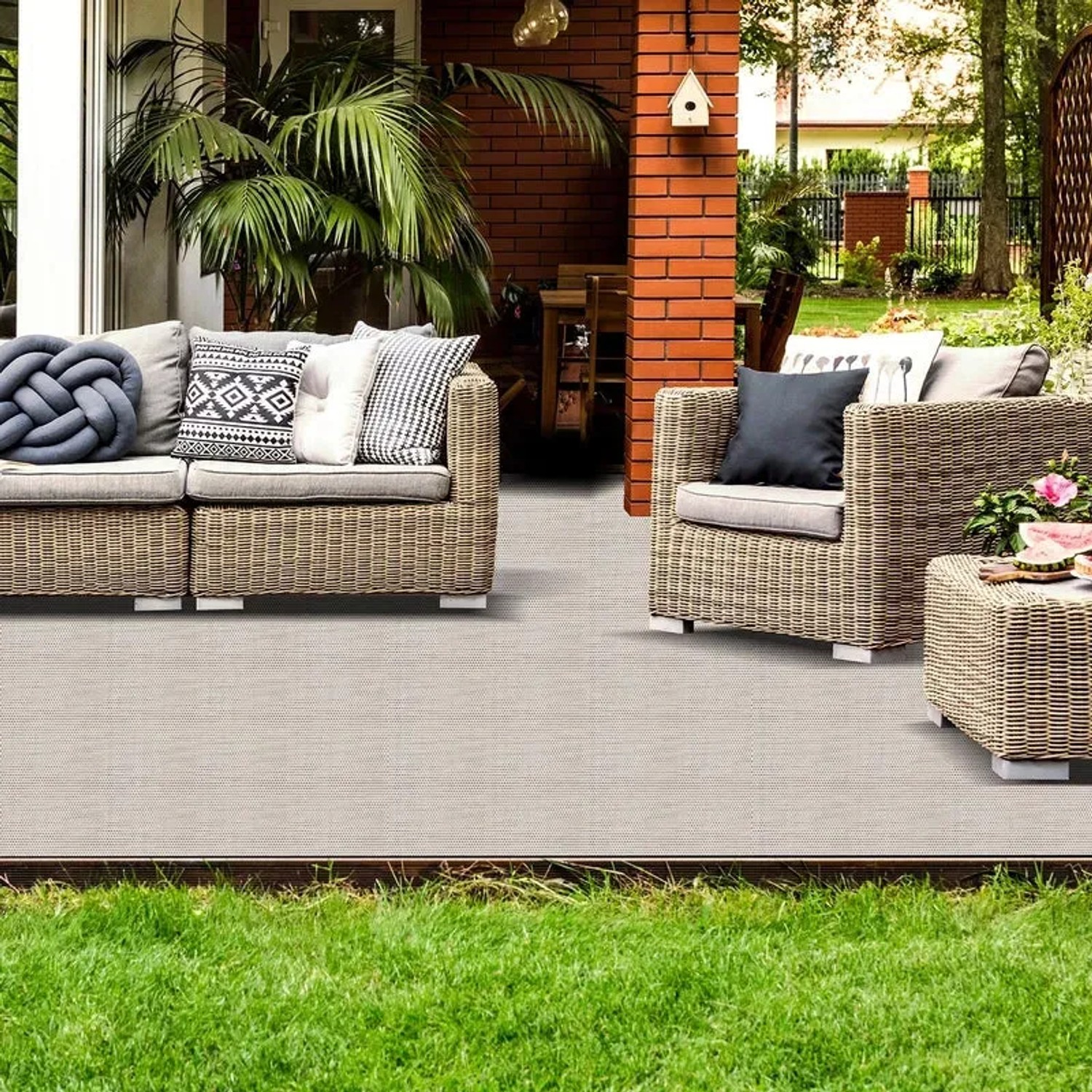 Karat Teppich für Balkon Palermo wetterfest 180 x 550 cm kaufen bei OBI