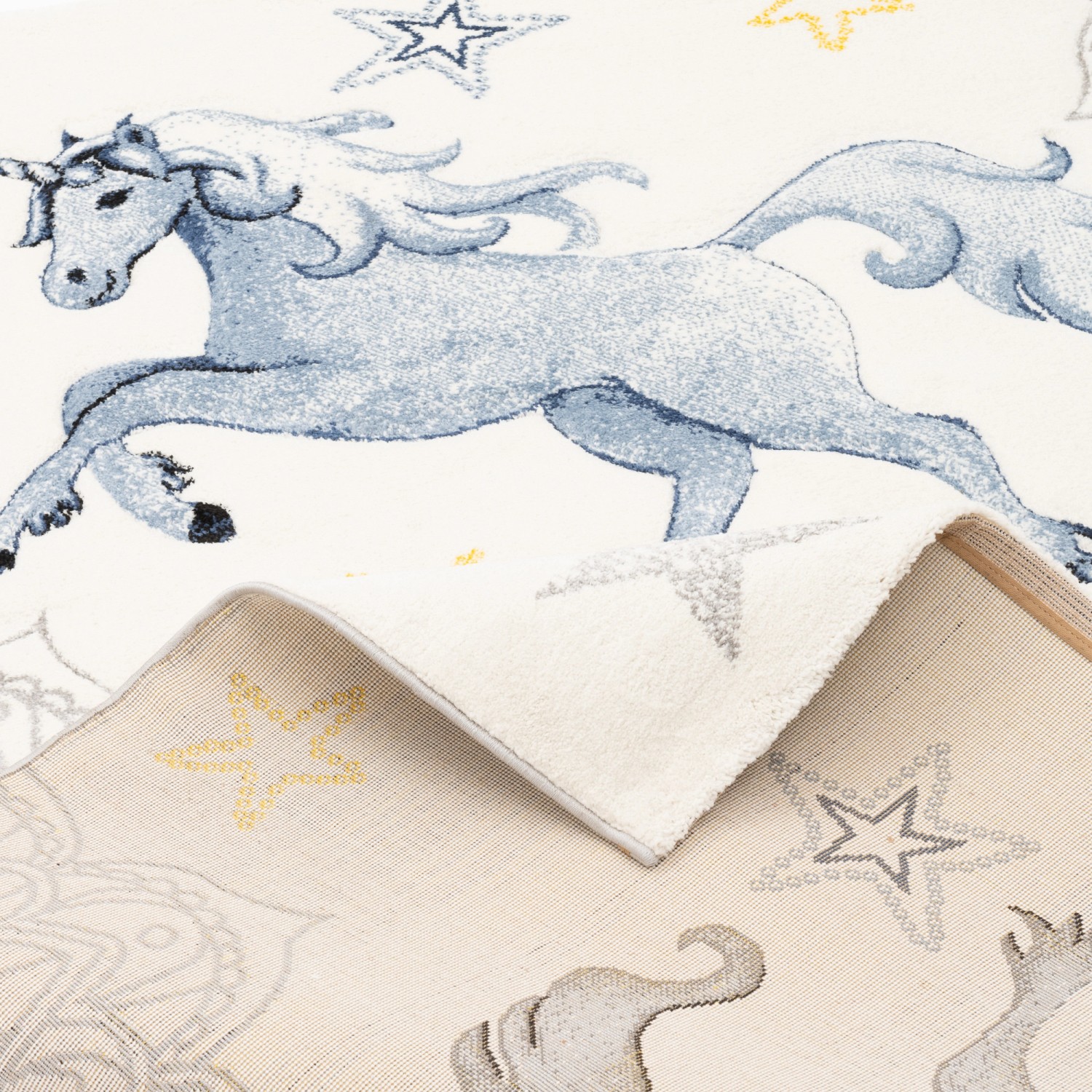 Pergamon Kinderteppich Maui Kids Village - Bunter Dinosaurier Spielteppich Fürs Kinderzimmer