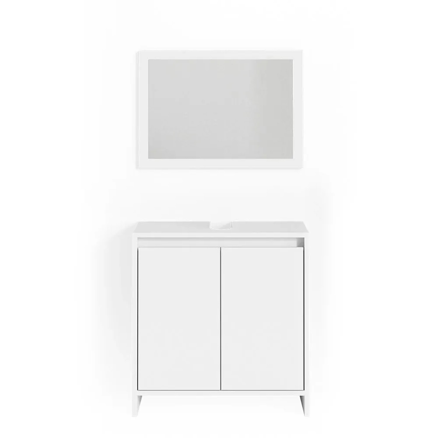 Vicco Badmöbel-Set Emma Weiß 60 x 60 2-teilig