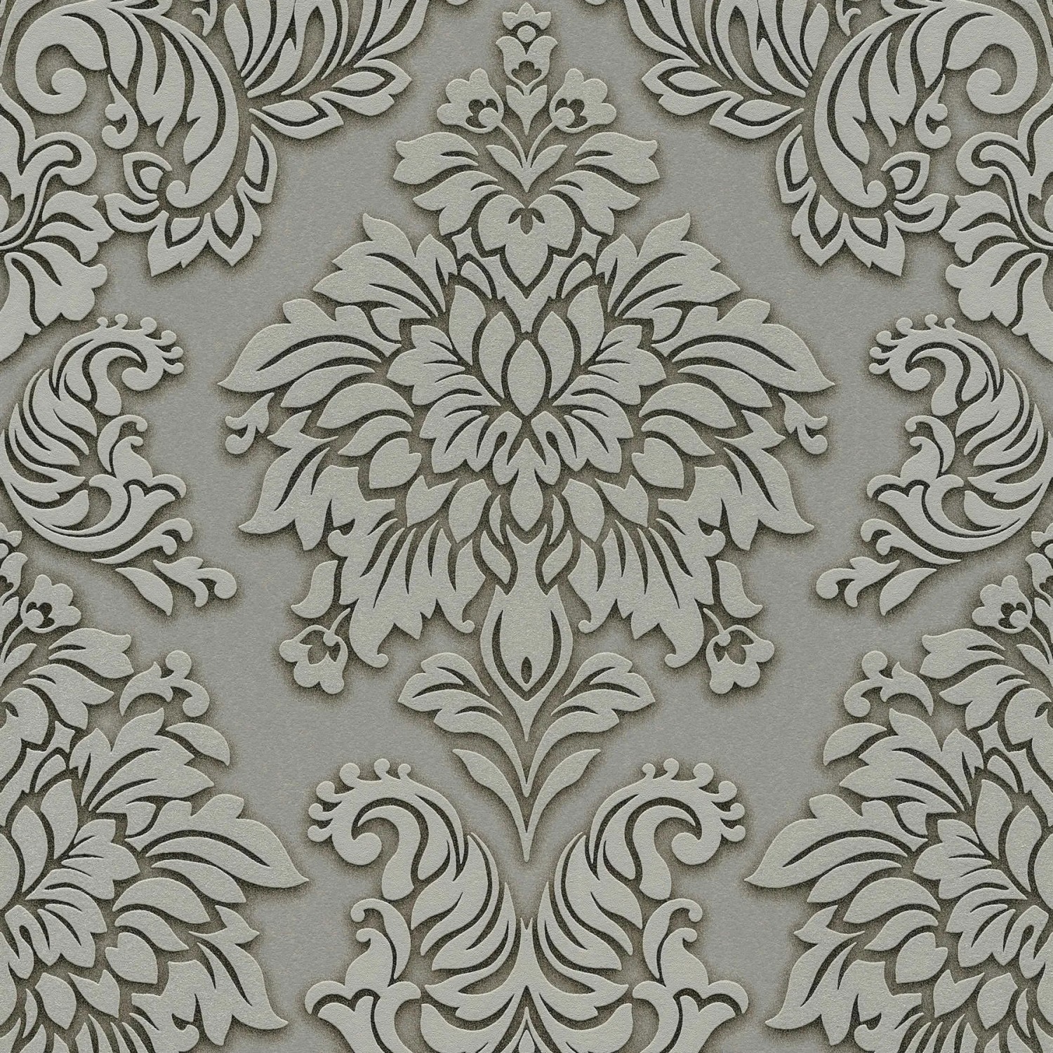 Tadessi Tapete Ornament M1-No.255 Vliestapete in Grau