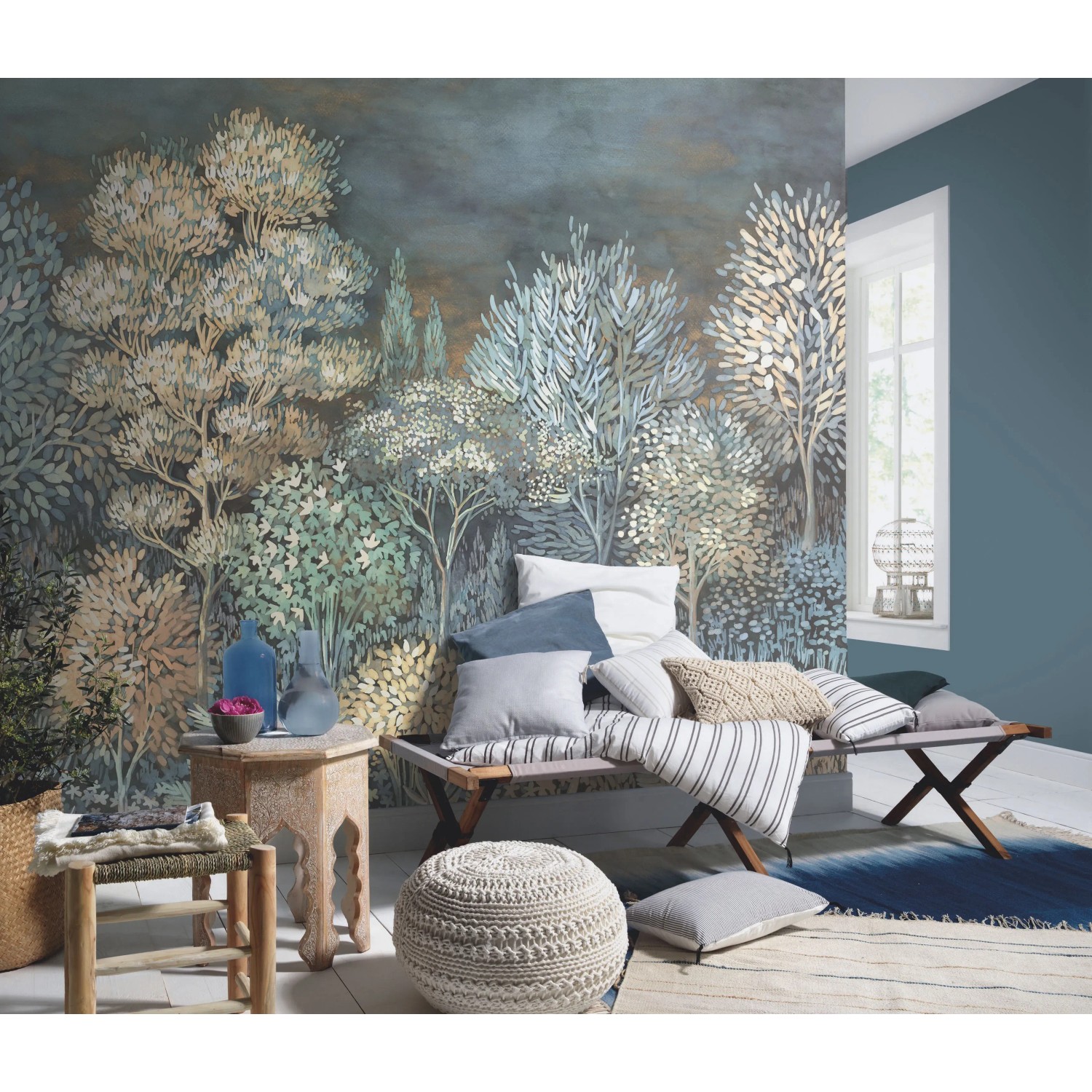 Couverture De Plage Géante 9x12 Pieds (360x270 Cm) – Gris Design Géo + Sac De Transport
