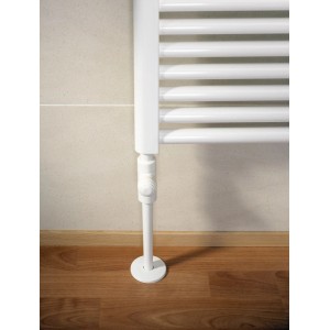 Schulte Multifix Rohrverkleidung, 8er-Pack, weiß, für Heizungsrohre