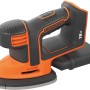 Black+Decker Akku-Dreieckschleifer Mouse 18V BDCDS18, orange-schwarz. Kompakte Schleifmaschine für Ecken und Kanten.