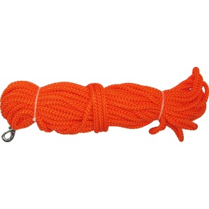 Orange Heim Hunde-Feldleine, 20 m lang, mit Karabinerhaken.