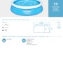Blauer Bestway Fast Set Aufstellpool, Ø 183x51 cm, Quick-Up Pool für den Sommer.