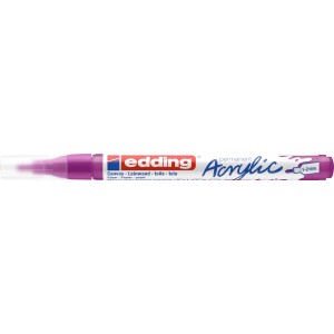 Edding 5300 Acrylmarker fein in Beere, ideal zum Malen auf Leinwand und Papier.