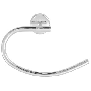 Vision Handtuchring, Chrom glänzend, zur Wandmontage im Badezimmer.