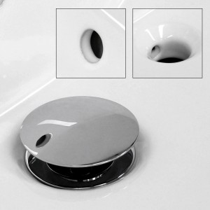 Detailaufnahme: Weißes, ovales ML-Design Handwaschbecken aus Keramik mit Überlauf.