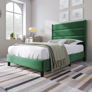 okwish Polsterbett 90×200 Jugendbett ohne Matratze