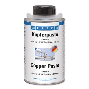 WEICON Kupferpaste KP 500 P, 500g Pinseldose, ein Schmierstoff für Schraubverbindungen und Gleitflächen.