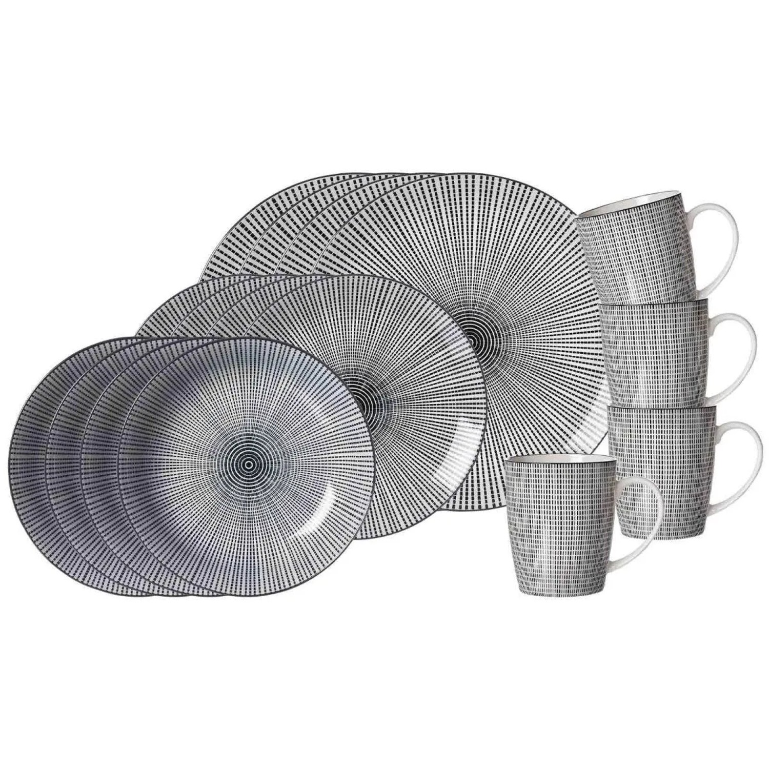 Ritzenhoff & Breker Takeo Stripes Kombiservice 16-teilig