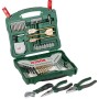 Bosch X-Line 70-teilig Zubehörbox mit Bohrern, Bits, Steckschlüsseln und Zangen-Set.