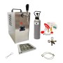 Ich-Zapfe Zapfanlage Jet 30 Bierkoffer mit Zubehör, Trockenkühler, 35 L/h, silberfarben.