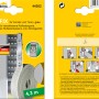Schellenberg Gurtfix Mini 14 mm Grau: Reparaturset für Rollladengurte ohne Kastenöffnung.