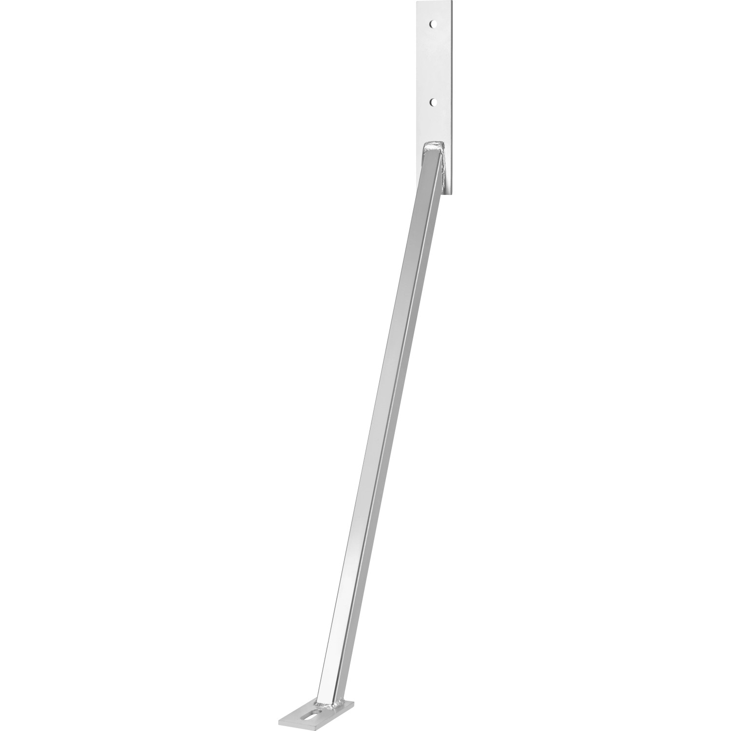 Sturmanker Stahl verzinkt, 50x120x950mm, zur Mastverstärkung und Schraubmontage.