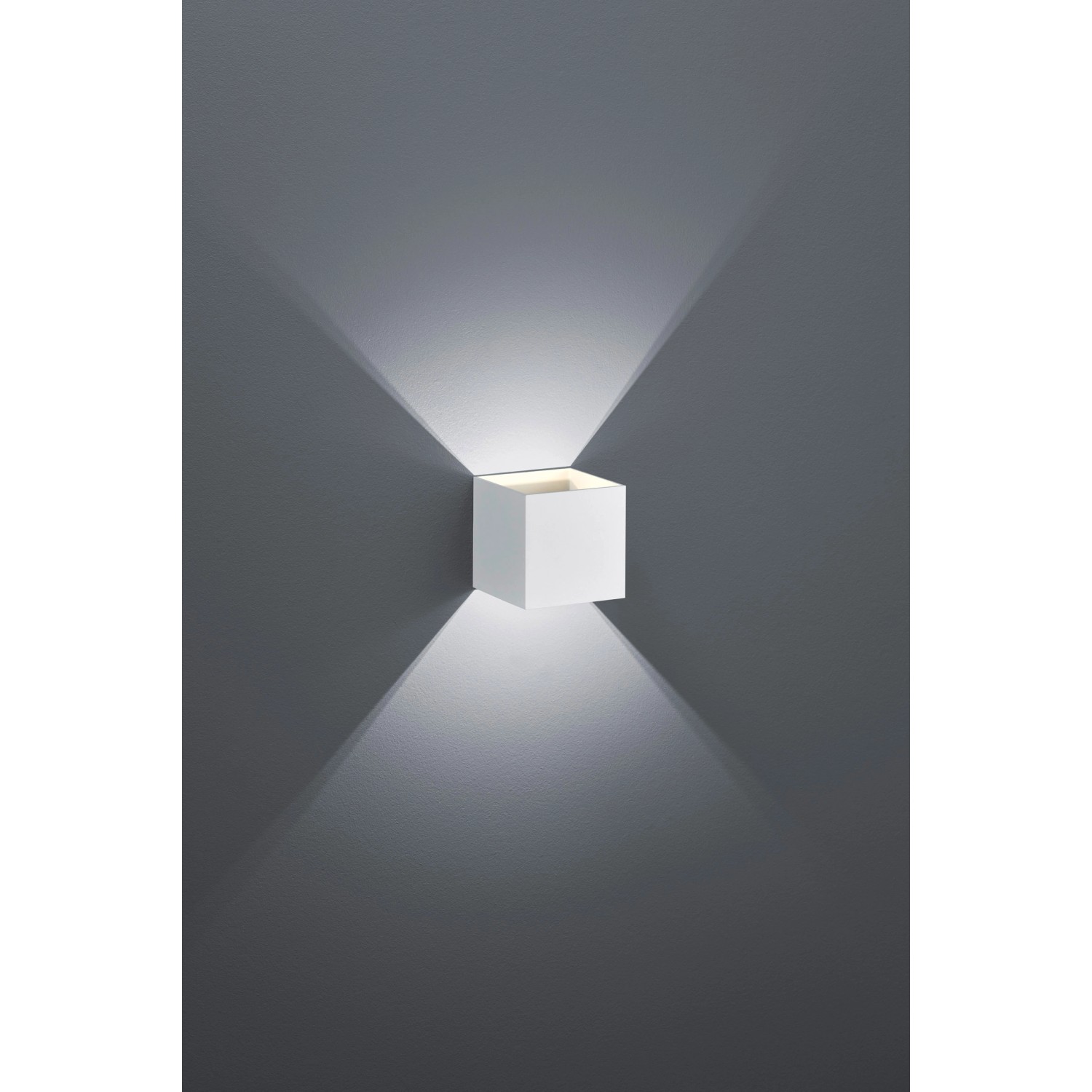 Trio LED-Wandlampe Louis Weiß matt 1-flammig 4,3 W