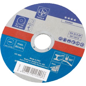 LUX Gewebe-Trennscheibe, 115 mm Durchmesser, für Winkelschleifer Zubehör.