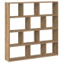 vidaXL Würfelregal 12 Fächer Artisan-Eiche Holzwerkstoff 860012